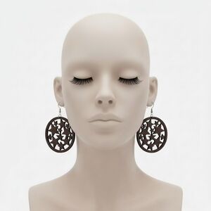 Star Burst ▪︎ Wood Enriched Laser Cut Earringz